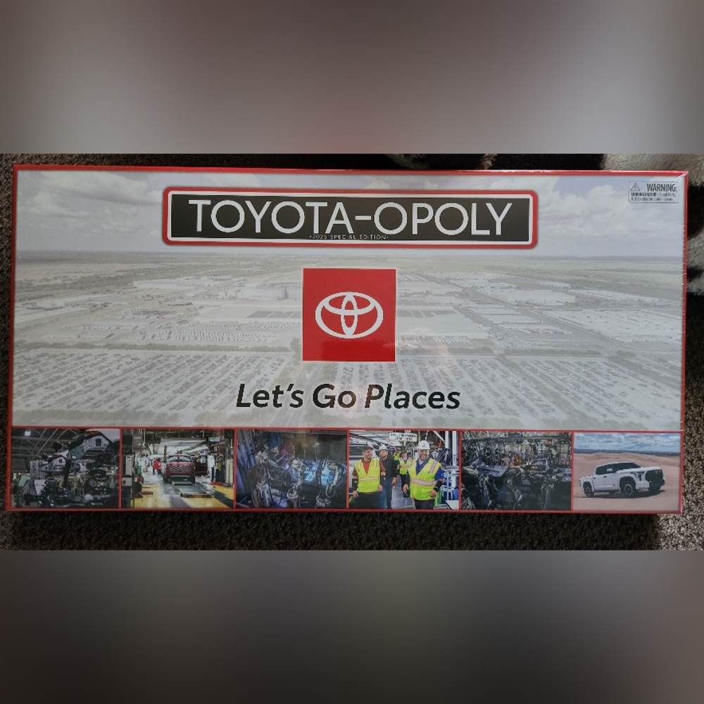 Toyota-Opoly Board Game